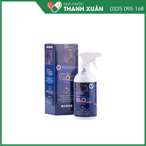 Xịt tắm gội khô thảo dược Yao Care Medic